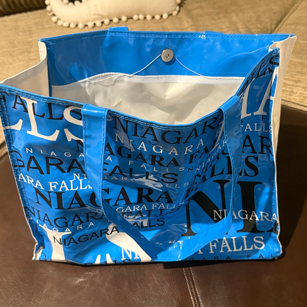 Blue Niagara Falls Tote Bag